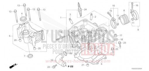CYLINDER HEAD CRF150RBJ de 2018